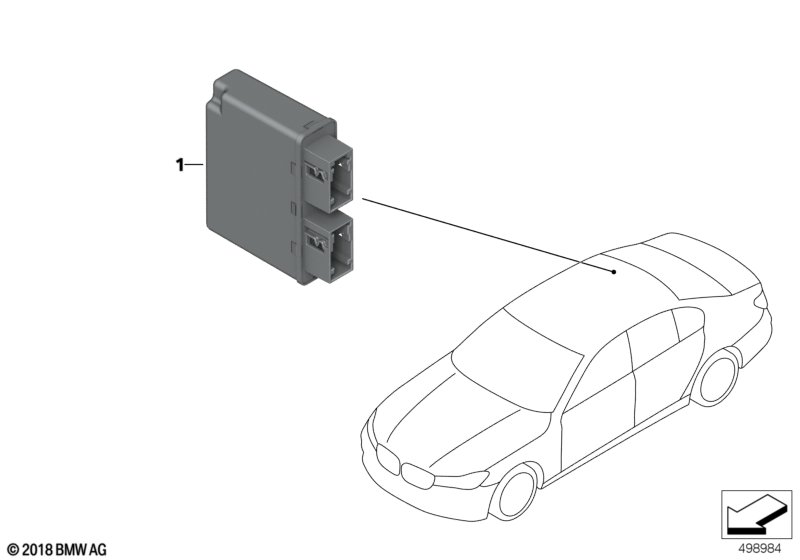 Regeleenheid ultrasone sensor