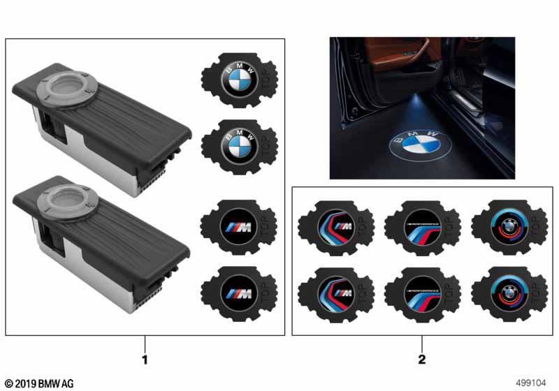 LED deurprojector