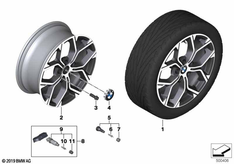 BMW LM-velg Y-spaak 579- 18"