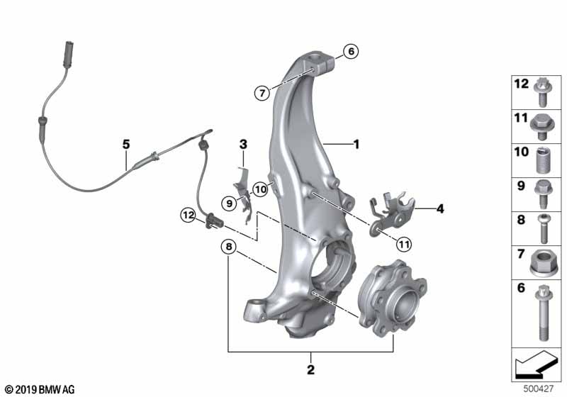 Fusee/wiellager v��r