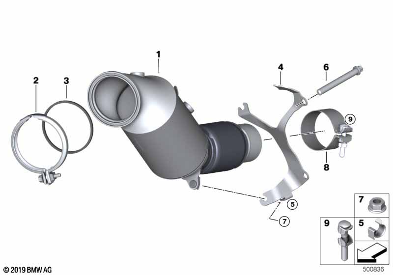 Katalysator dichtst bij motor