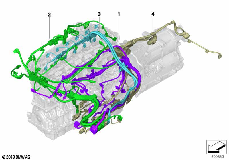 Kabelboom motor