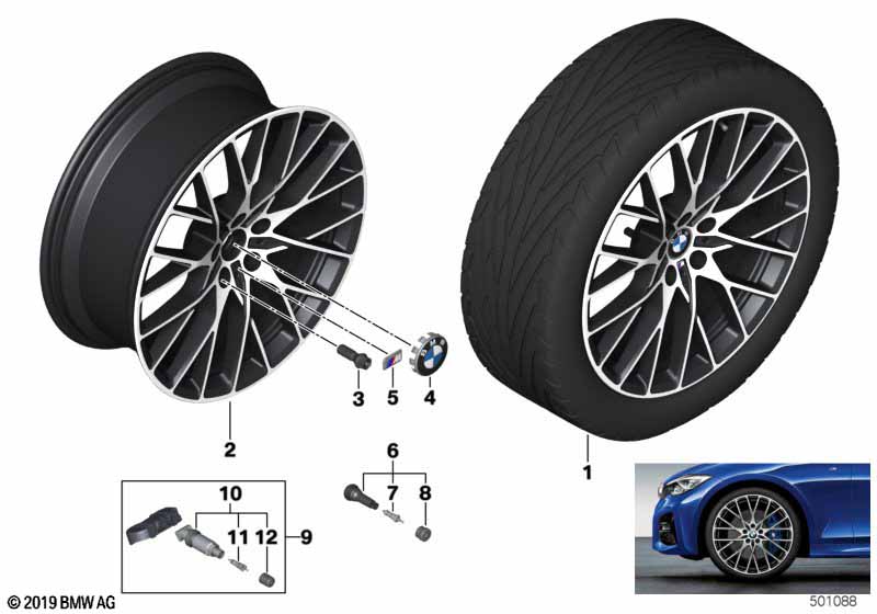 BMW LM-velg M kruisspaak 794M - 20" OA