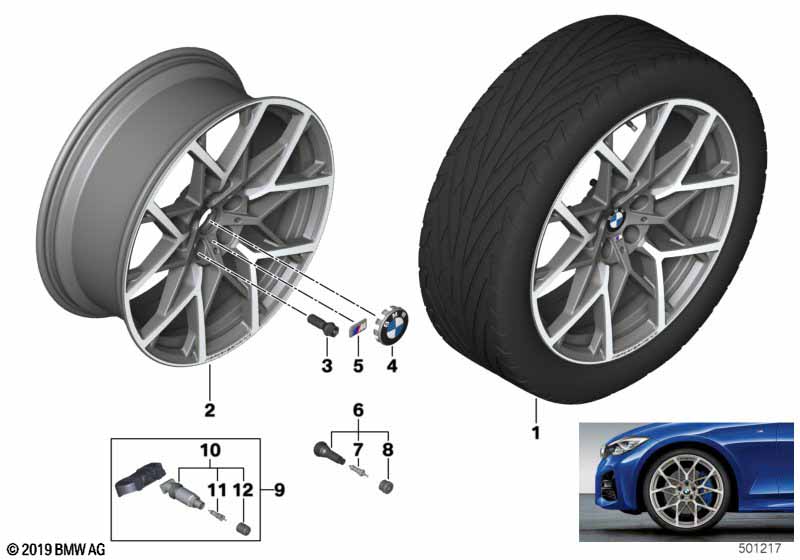 BMW LM-velg M Y-spaak 795M - 20" OA