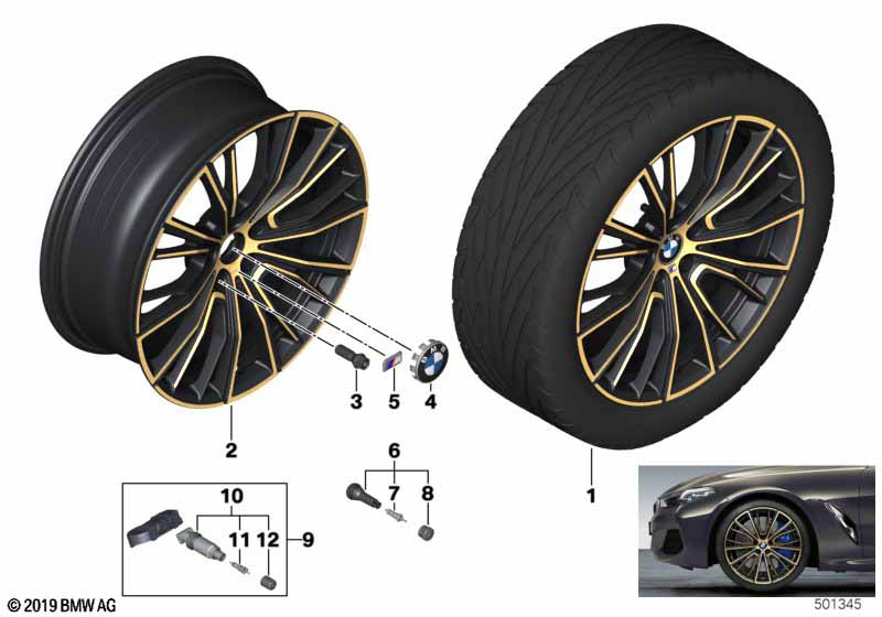 BMW LM-velg M veelspaaks 732M - 20"