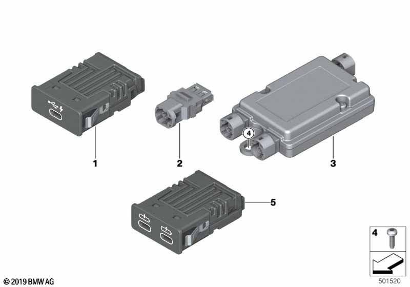 Afzonderlijke onderdelen USB