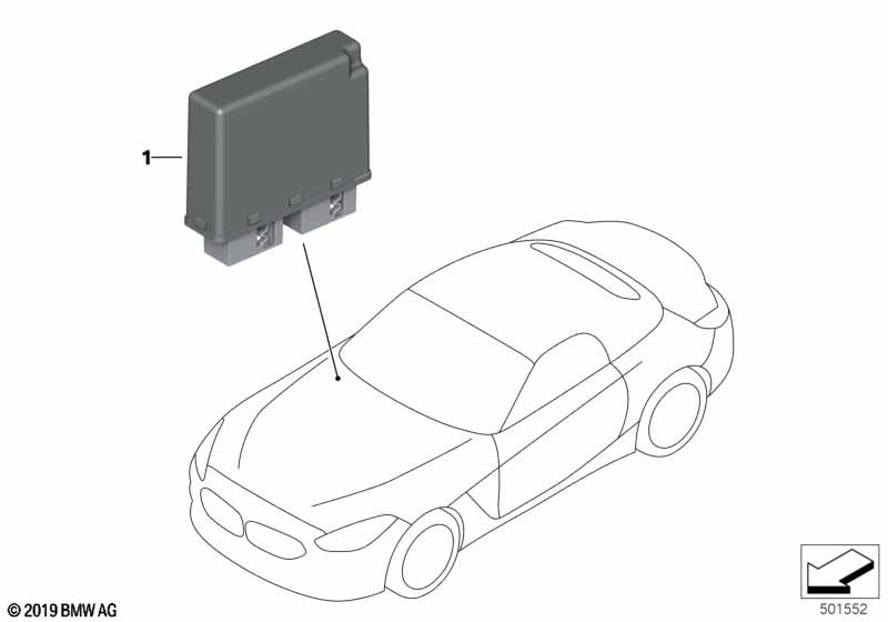 Regeleenheid ultrasone sensor