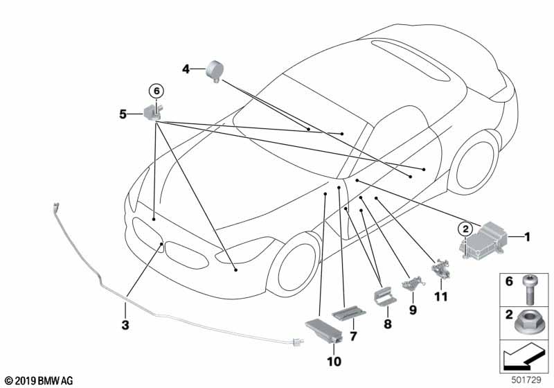 Elektro-onderdelen v airbag