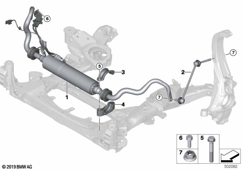 Stabilisator voor/Dynamic Drive 4x4