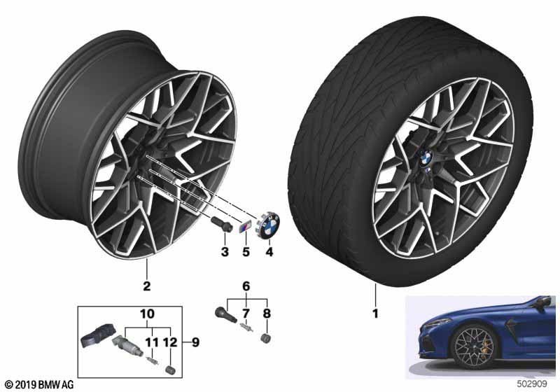 BMW LM-velg sterspaak 813M - 20"