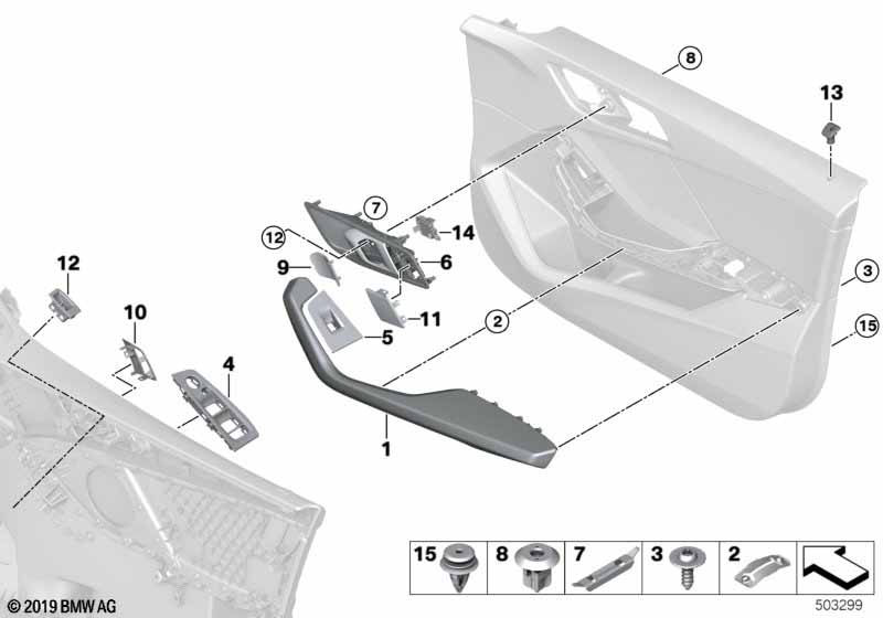 Aanbouwdelen voorportierbekleding