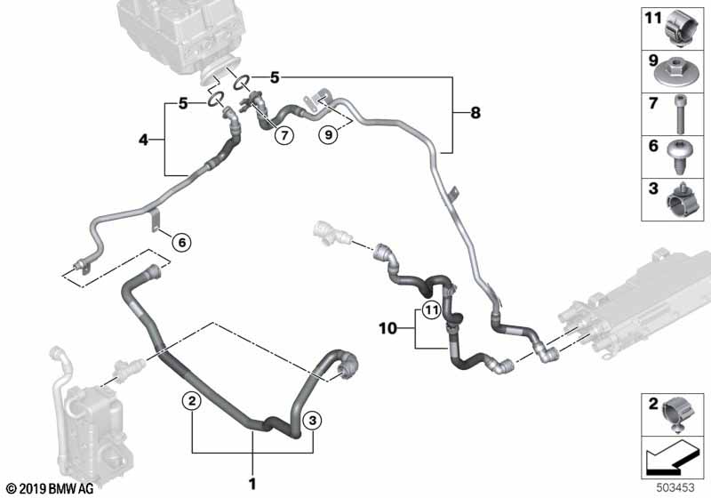 Koelcircuit hoogvoltaccu