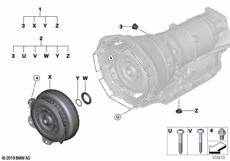 GA8HP95Z koppelomv./afdichtingselementen