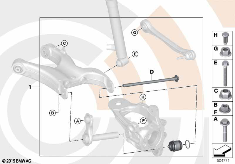 Reparatieset kogelgewricht