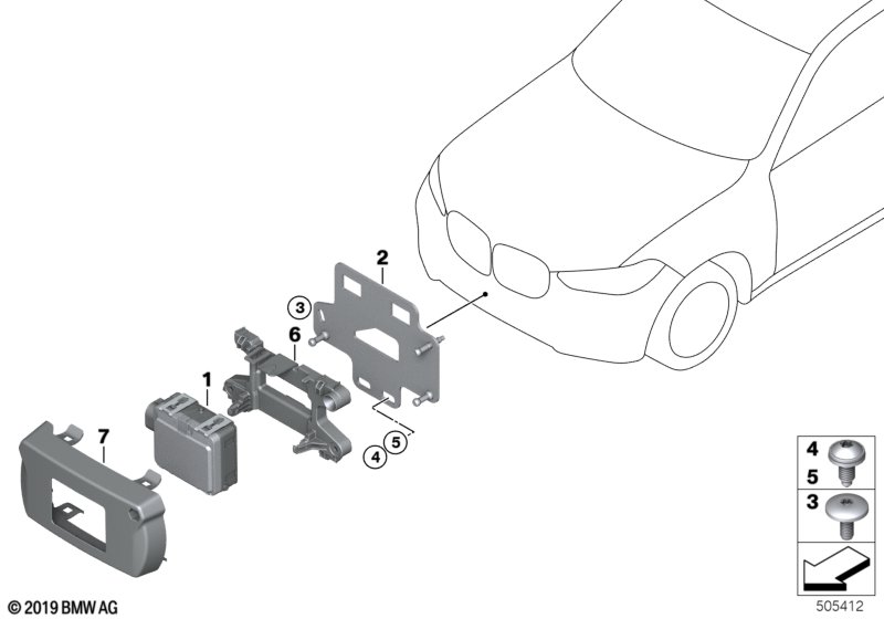 Frontradarsensor