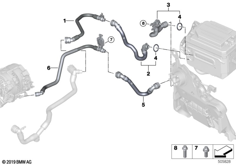 Koelcircuit hoogvoltaccu