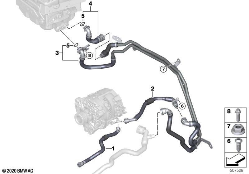 Koelcircuit hoogvoltsysteem