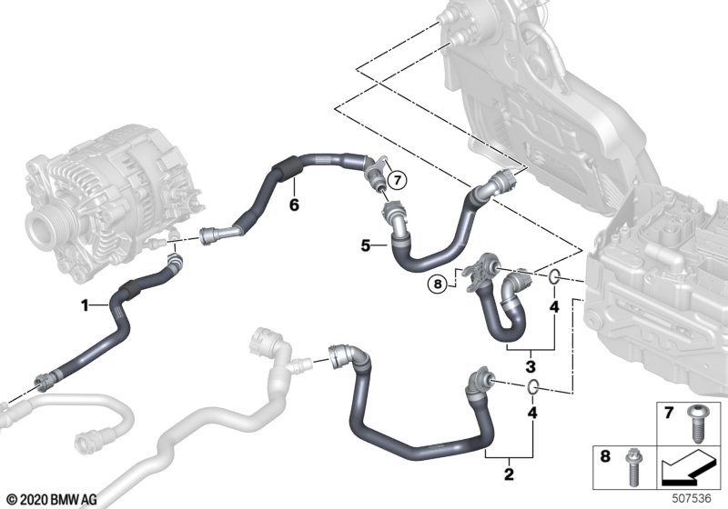 Koelcircuit hoogvoltsysteem