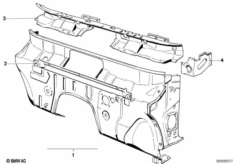 Frontwand, onderdelen