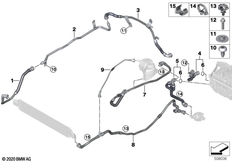 Koelcircuit hoogvoltaccu