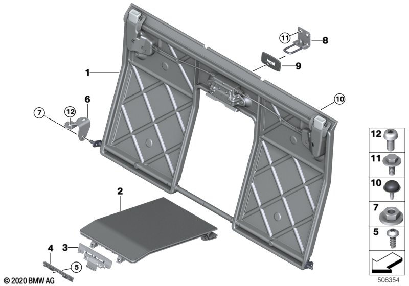 Zitting achter zittingframe basisstoel