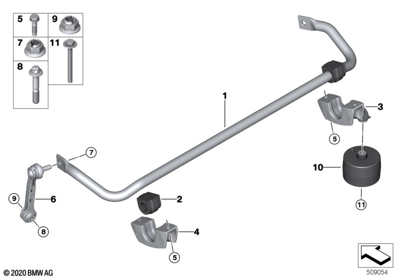 Stabilisator achter