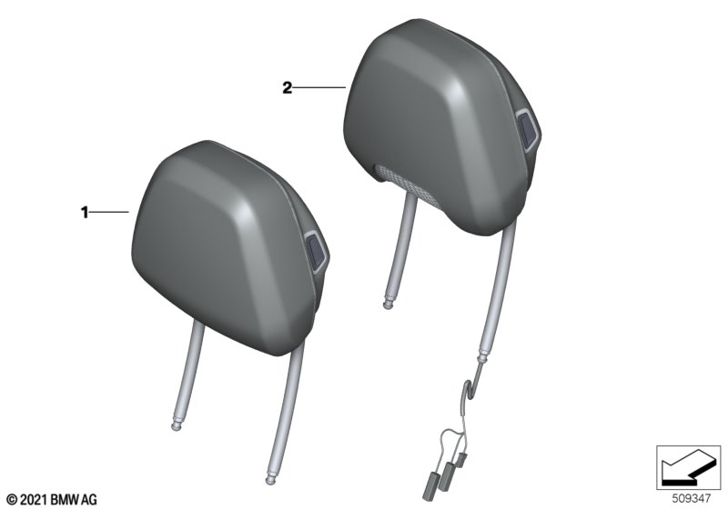 Individual hoofdsteun voor, KA576