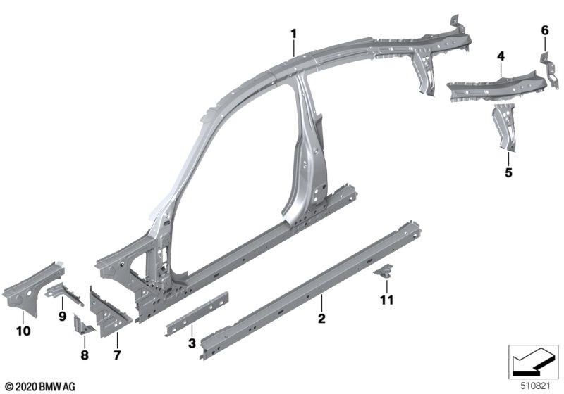 Binnenframe midden