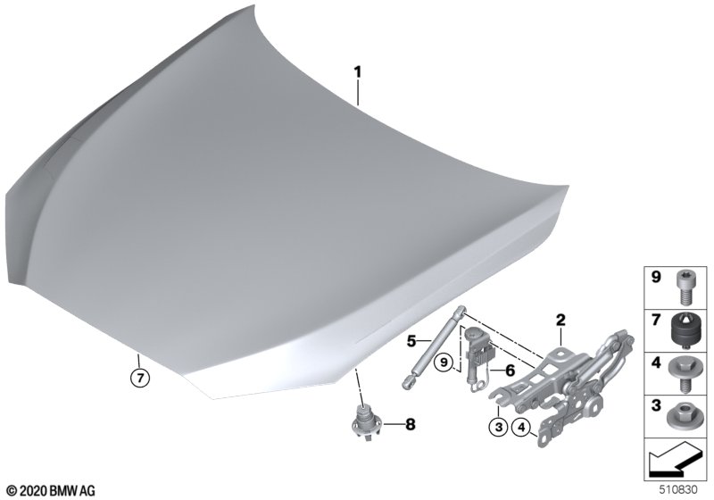 Motorkap / aanbouwdelen