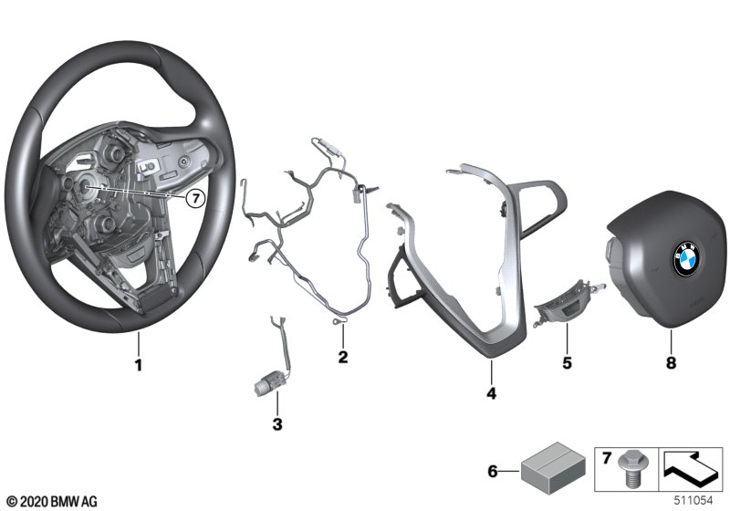 Sportstuurwiel airbag multifunct.