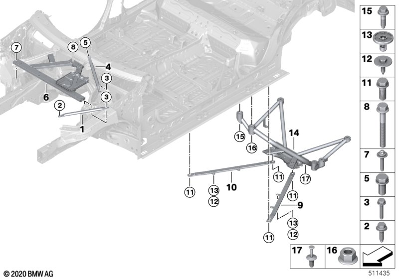 Versterking carrosserie