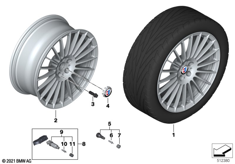 Alpina LM-velg CS17 Alpina - 20"