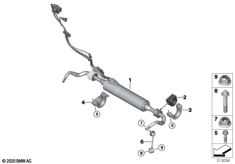 Stabilisator achter/Dynamic Drive