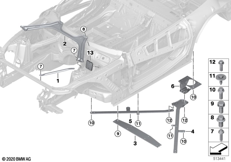 Versterking carrosserie