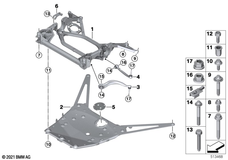 Dwarsdraagarm vooras/reactiestang 4x4