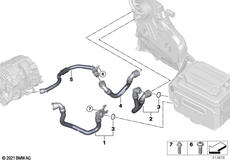 Koelcircuit hoogvoltsysteem