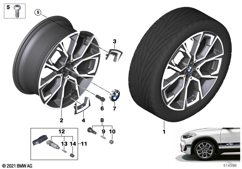 BMW LM-velg Aerodynamica 919M - 19"