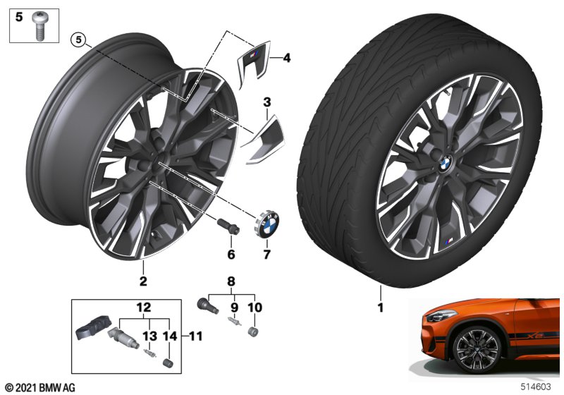 BMW LM-velg Aerodynamica 920M - 20"