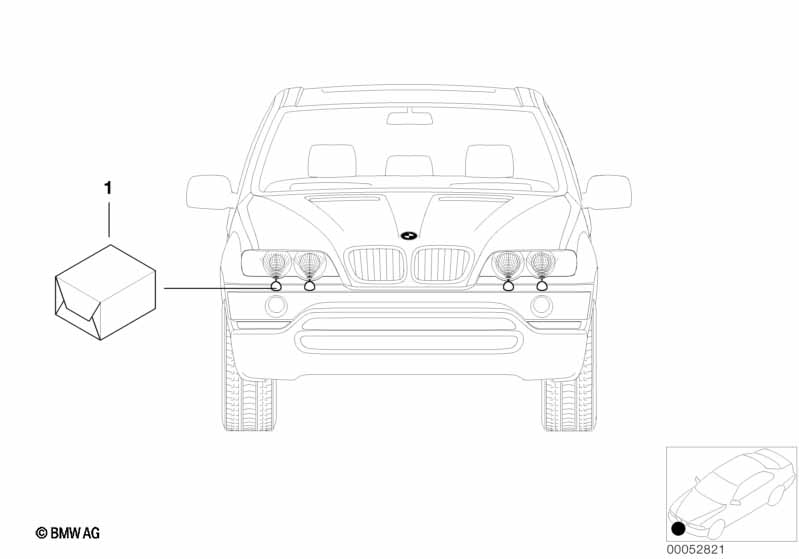 Extra set koplamp-reinigingsinstallatie