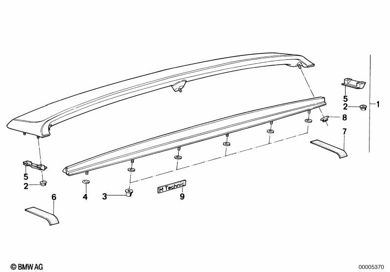 Achterspoiler M-technik