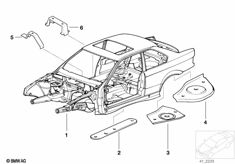 Karosserieframe