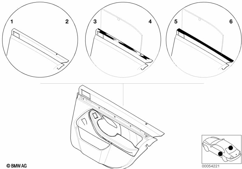 Individualdeurbekleding leer/airbag acht