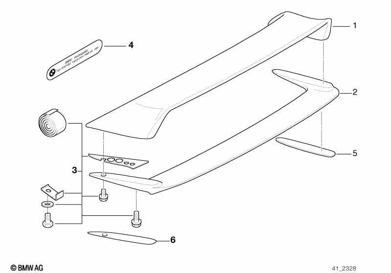 Achterspoiler M3 GT