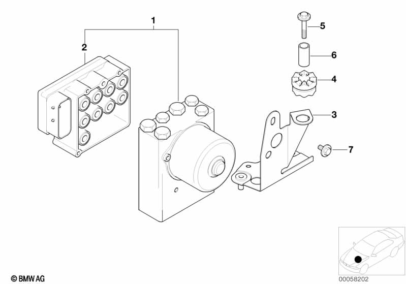 ASC hydroaggreg./stuurtoestel/bevestigng