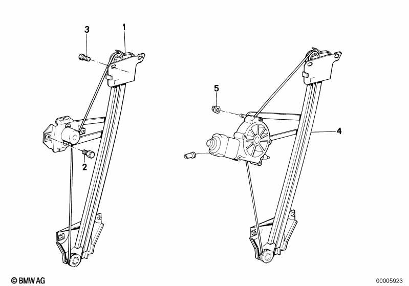 Deurvenstermechanisme achter