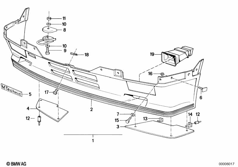 Frontspoiler M technic