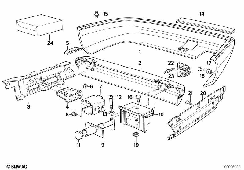 Bekleding bumper achter