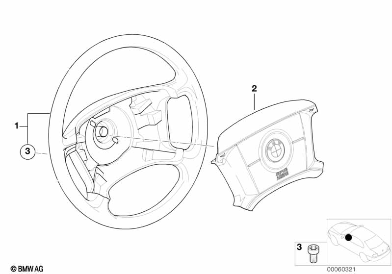 Stuurwiel airbag