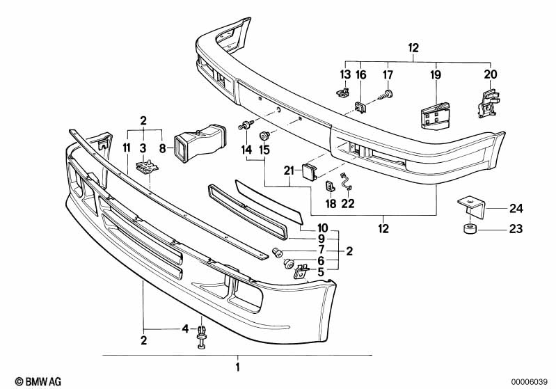 Frontspoiler M technic