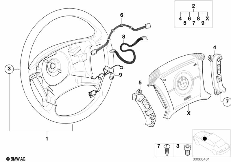 Stuurwiel Airbag-Smart multifunctioneel